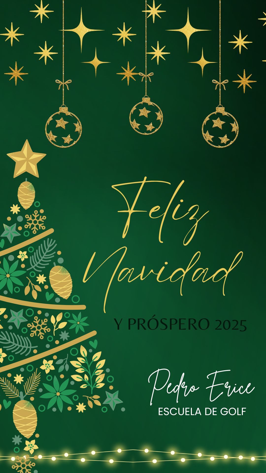 Felicitacion Navidad 2025 ¡Feliz Navidad y Próspero 2025!